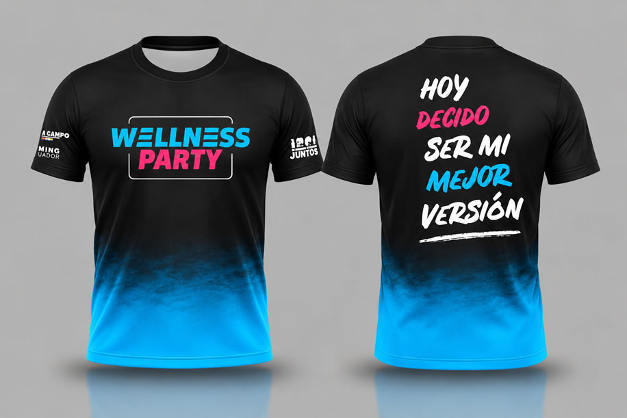 Camiseta oficial Wellness Party