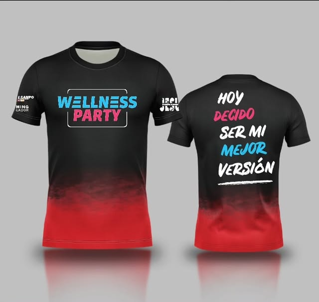 Camiseta Oficial Wellness Party